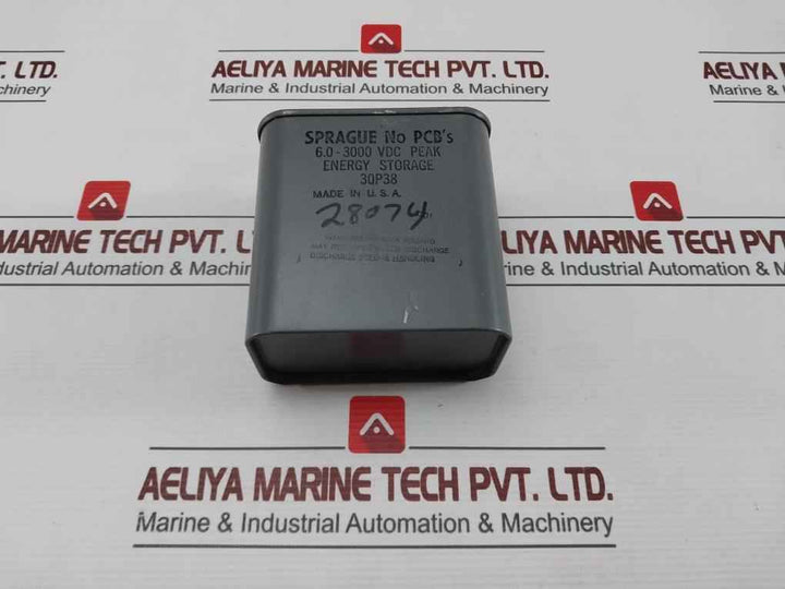 Sprague 30P38 6.0-3000 Vdc Peak Energy Storage