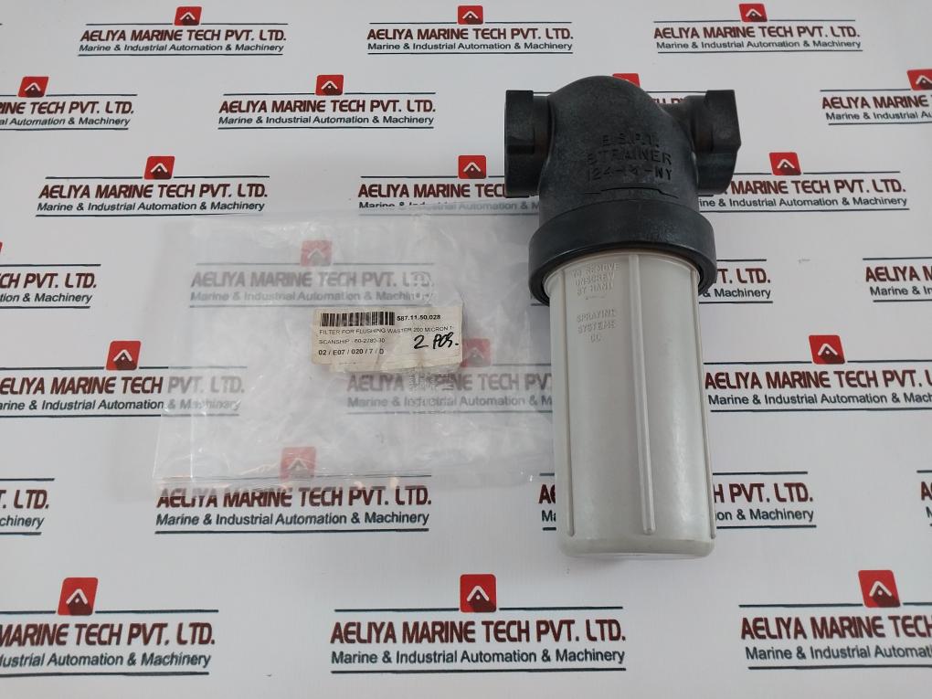 Spraying Systems 124-1 1/4-ny Bspt Strainer Filter 200 Micron