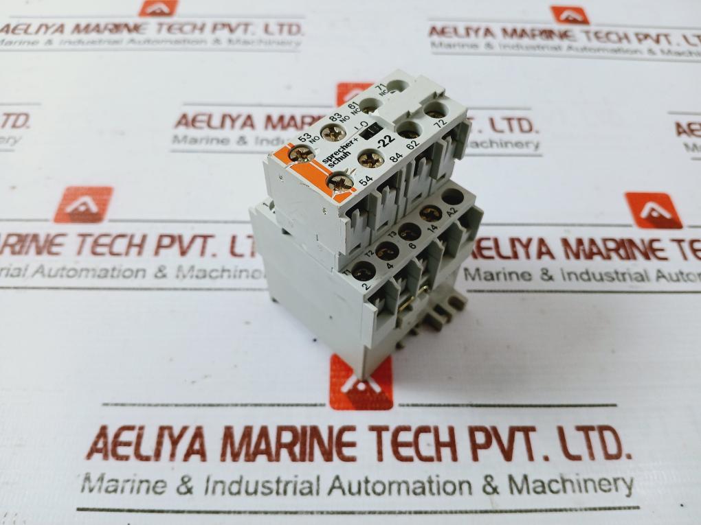 Sprecher+Schuh Ca 4-9C Motor Starter With O/L Relay 20A 600Vac Uimp 8Kv