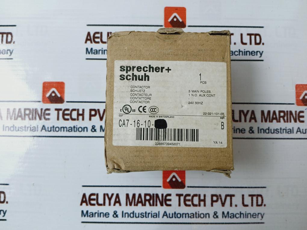 Sprecher+Schuh Ca7-16-10 Contactor Ser B