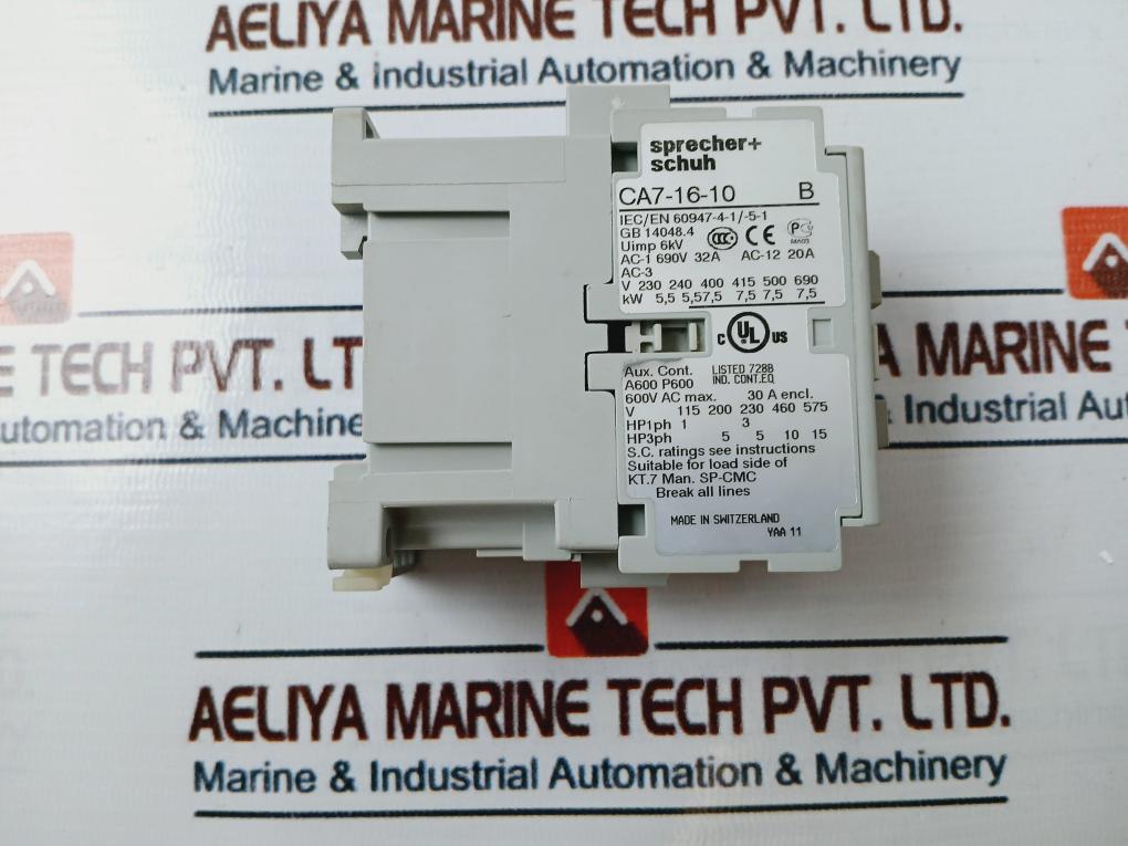 Sprecher+Schuh Ca7-16-10 Contactor Ser B