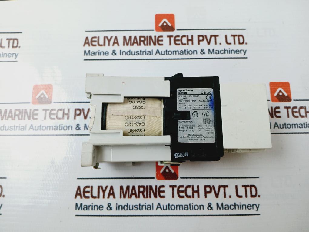 Sprecher+Schuh Cs 3C Contactor With Relay