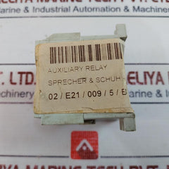 Sprecher+Schuh Cs 4-31Z Auxiliary Control Relay 12 Lb-ins 48V 50/60Hz