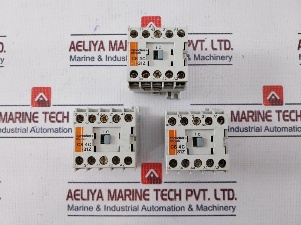 Sprecher + Schuh Cs 4C-31Z Control Relay