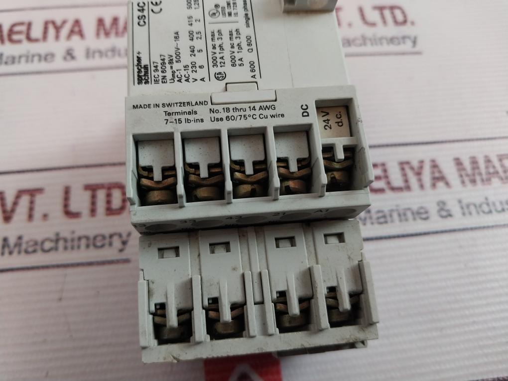 Sprecher+Schuh Cs 4C/Cs4-p Control Relay