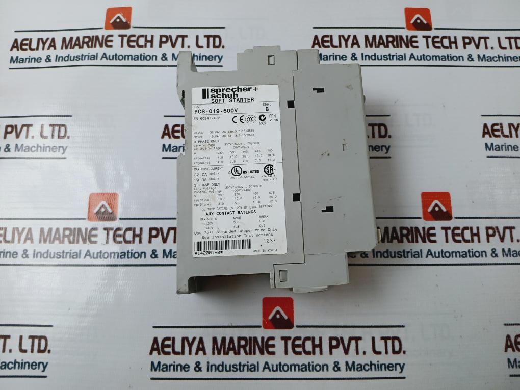 Sprecher+Schuh Pcs-019-600V Soft Starter
