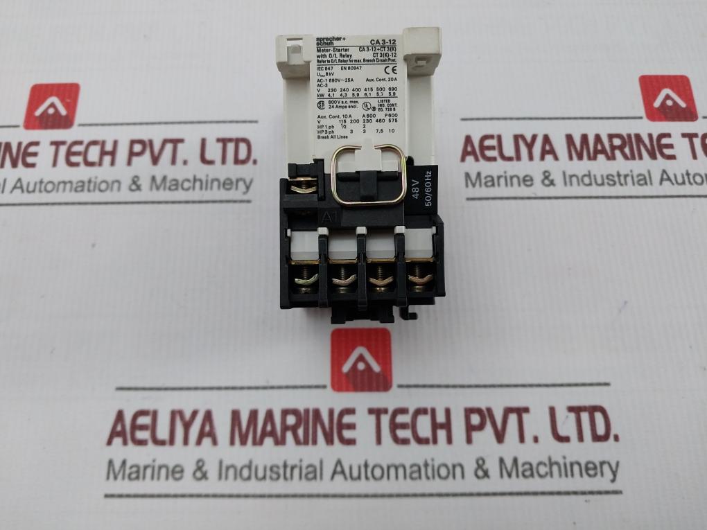 Sprecher+Schuh Ca3-12-10 Contactor 50/60 Hz