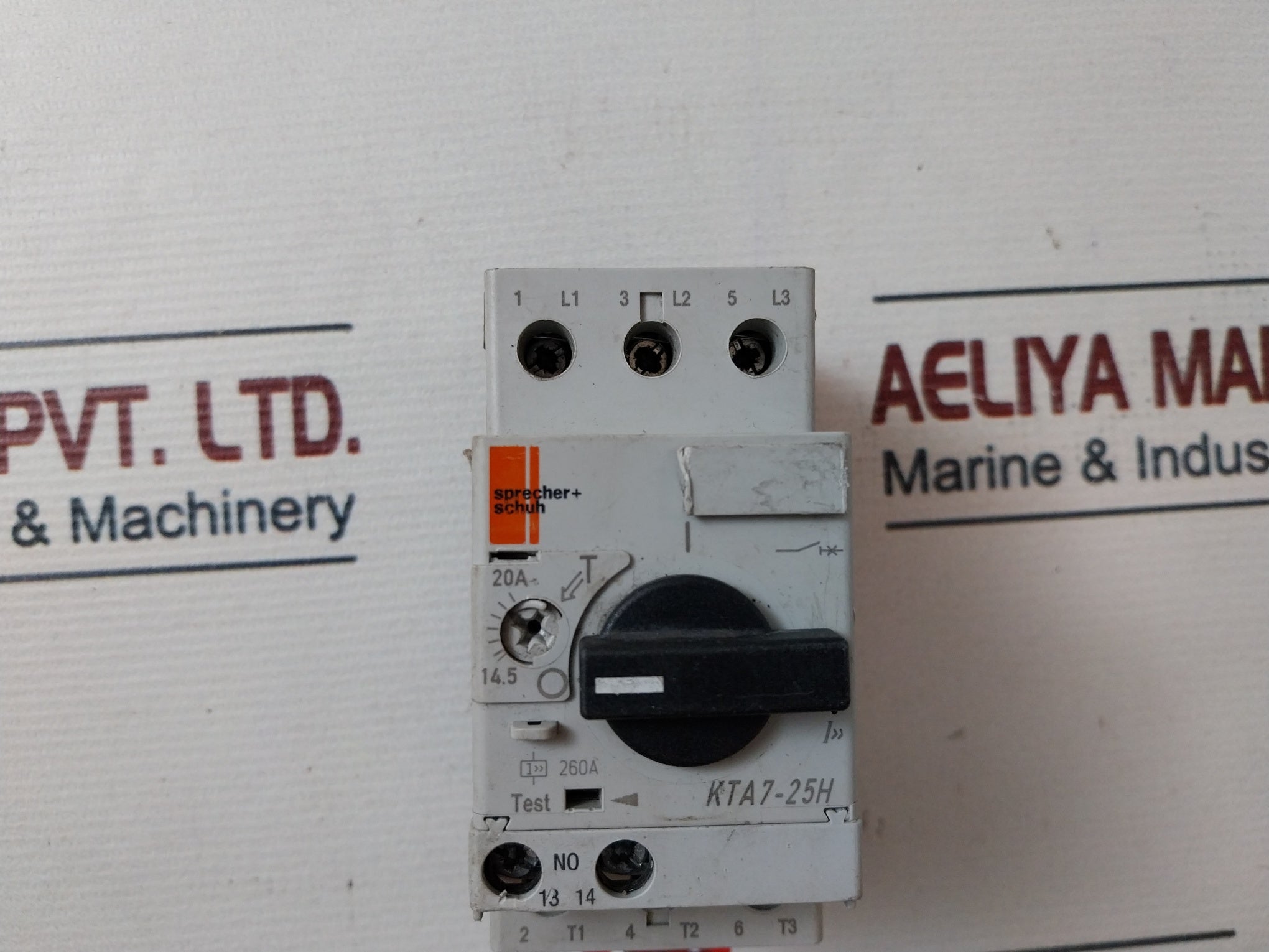 Sprecher+Schuh Kta7-25H-20A Manual Motor Controller 3Poles