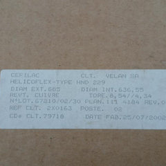 Spring-energized Metal Seal Hnd 229 Helicoflex