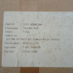 Spring-energized Metal Seal Hnd 229 Helicoflex