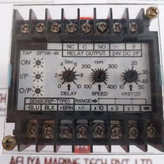 SPSW-4K 24VDC Delay Timer Speed Control 100-400 RPM HYST 10-50%