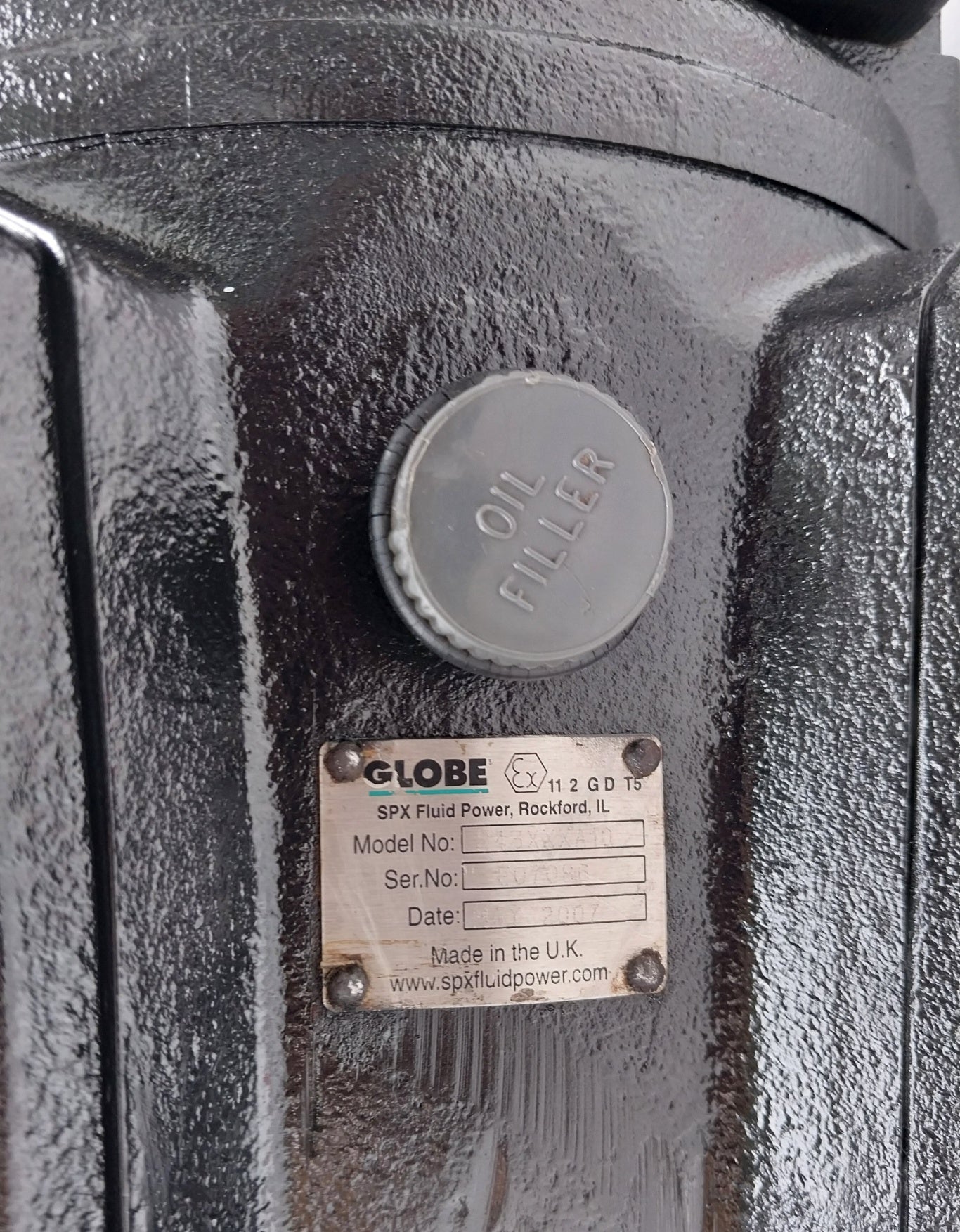 Spx Globe R43Xxxa10 Piston Air Motor 412-900A 0-9/10 0.05Mm