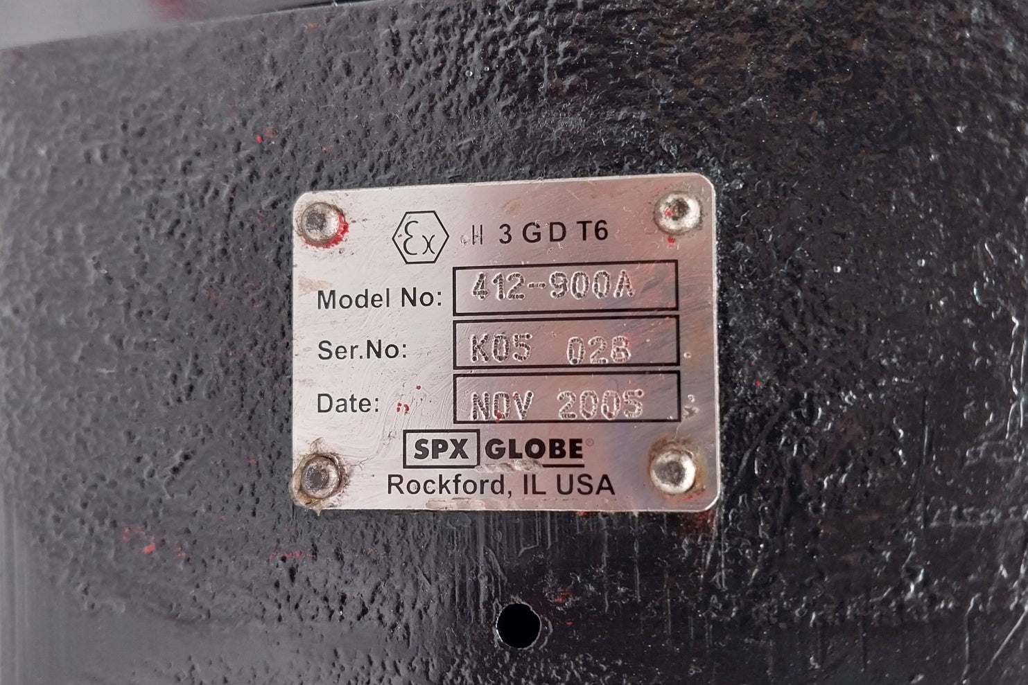 Spx Globe R43Xxxa10 Piston Air Motor 412-900A 0-9/10 0.05Mm