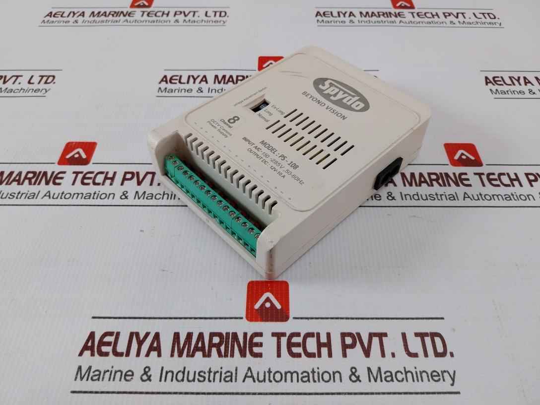 Spydo Ps-108 8 Channel Cctv Camera Power Supply 150-285V 50-60Hz