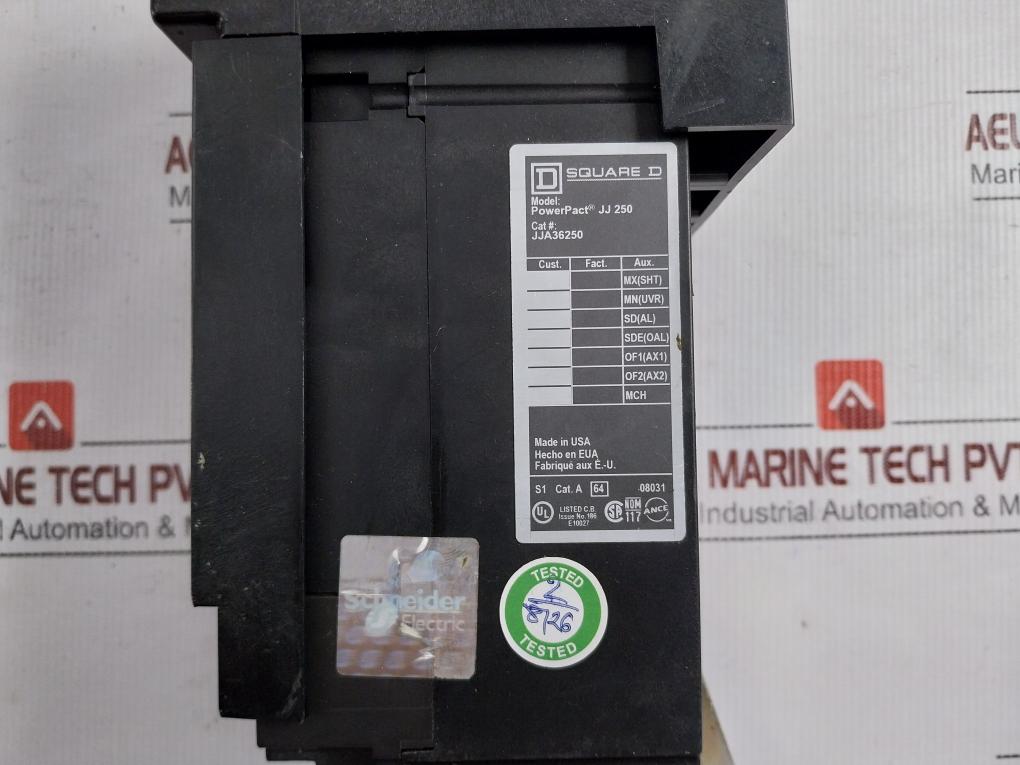 Square-D-50-60Hz-750V-Al250Jd-3-pole-Circuit-Breaker-Jja36250-209327-9