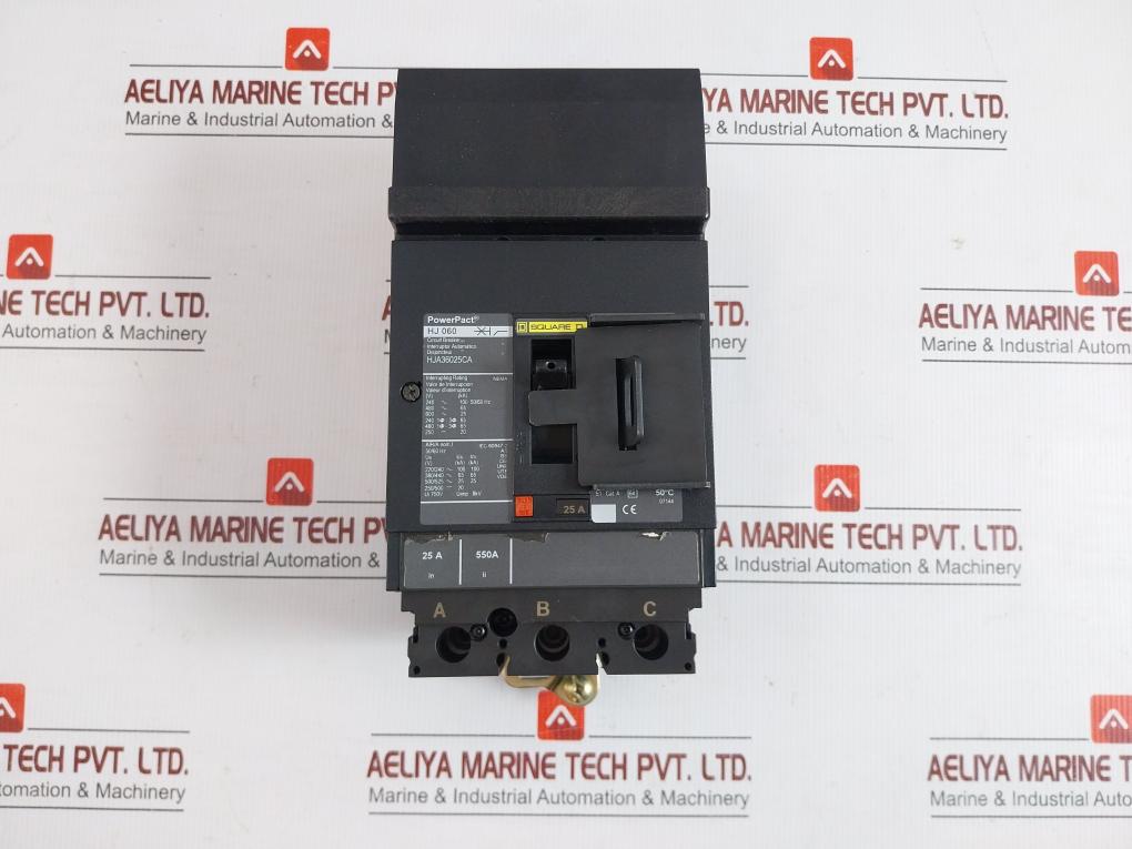 Square-D-Hja36025Carp-750V-25A-3-pole-Circuit-Breaker-Hj-060-208930-3