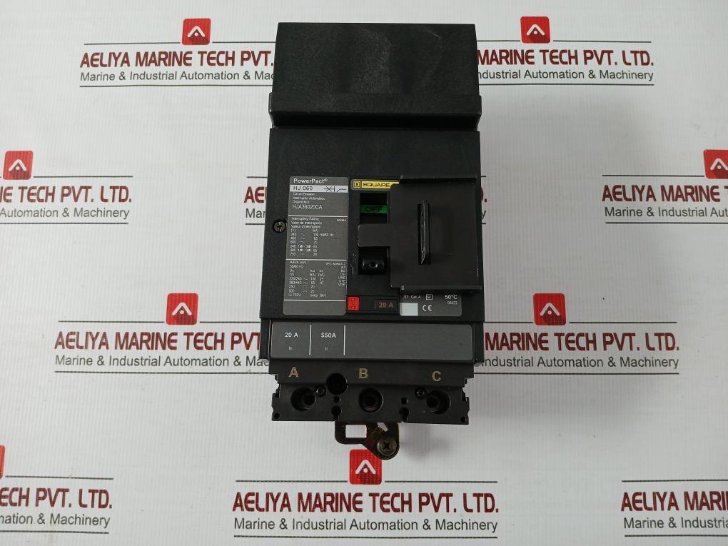 Square D 3-pole Molded-case Circuit Breaker 750V 50/60Hz Hj-060