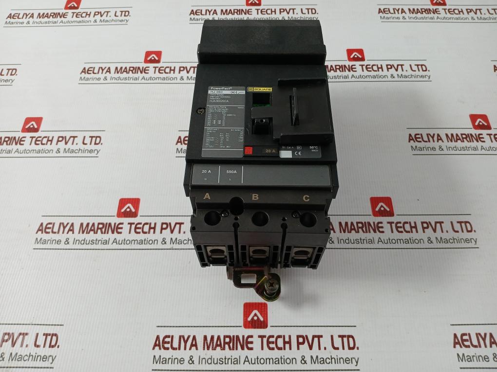 Square D 3-pole Molded-case Circuit Breaker 750V 50/60Hz Hj-060