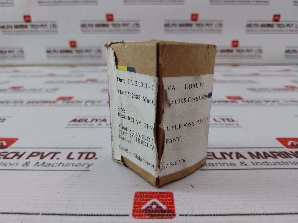 Square D 8501Kpd12V53 General Purpose Relay 24Vdc