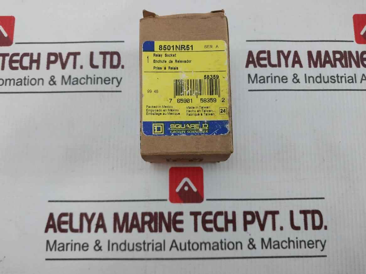 Square D 8501Nr51 Relay Socket 10Amp-300V