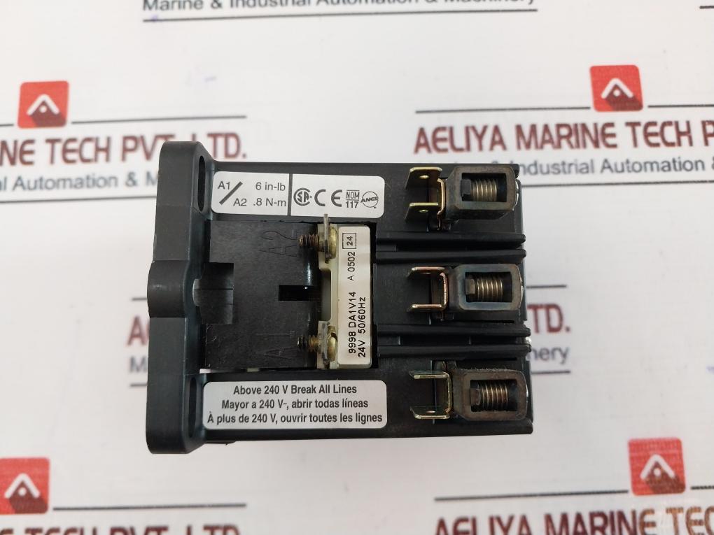 Square D 8910Dpa33V14Y124 Definite Purpose Contactor 24V~ 50/60Hz