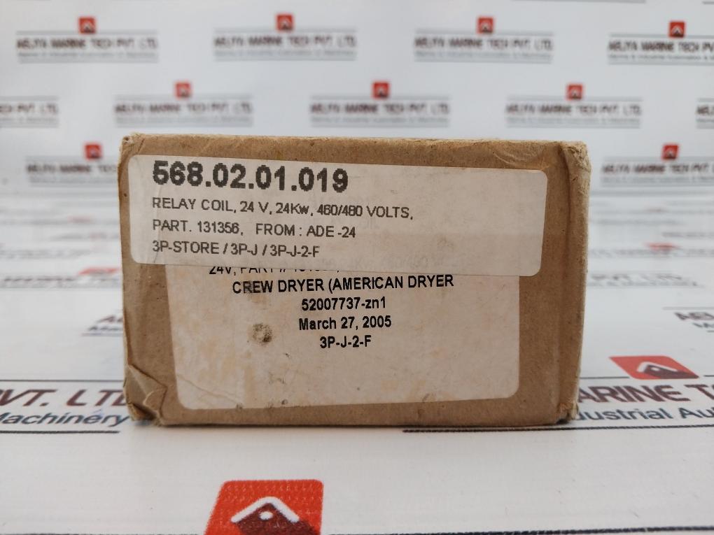Square D 8910Dpa33V14Y124 Definite Purpose Contactor 24V~ 50/60Hz