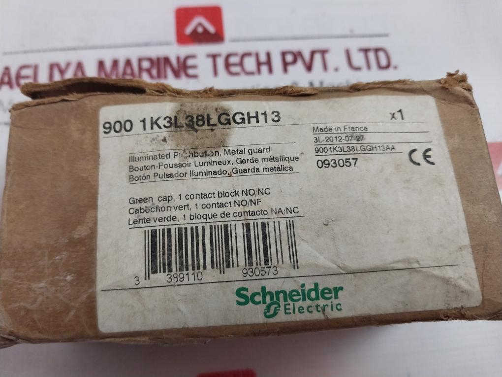 Square D 9001Km38Lg Green Pilot Light 120 Volt Ac/Dc