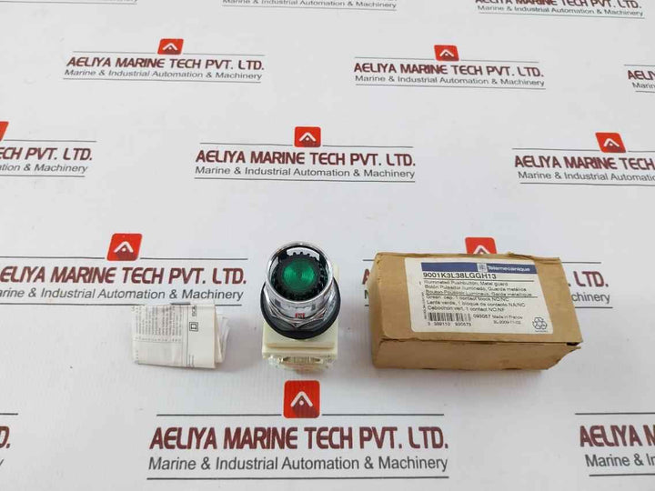 Square D 9001Km38Lg Push Button Switch Green 240V