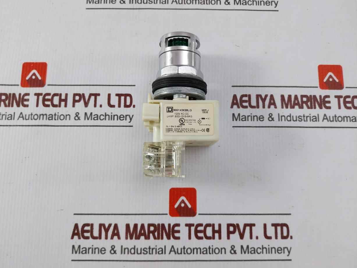 Square D 9001Km38Lg Push Button Switch Green 240V