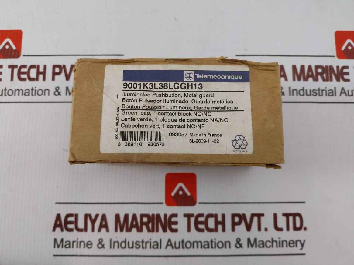 Square D 9001Km38Lg Push Button Switch Green 240V