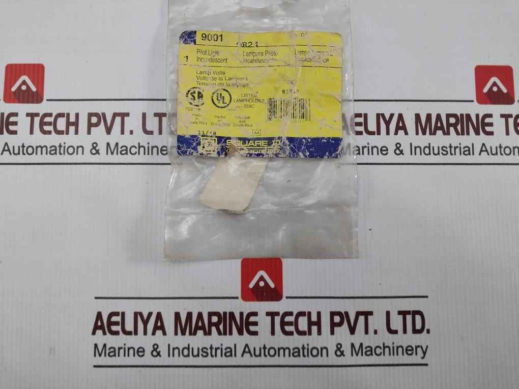 Square D 9001Or24 Pilot Light 5W 120V Lamp Volts 24V