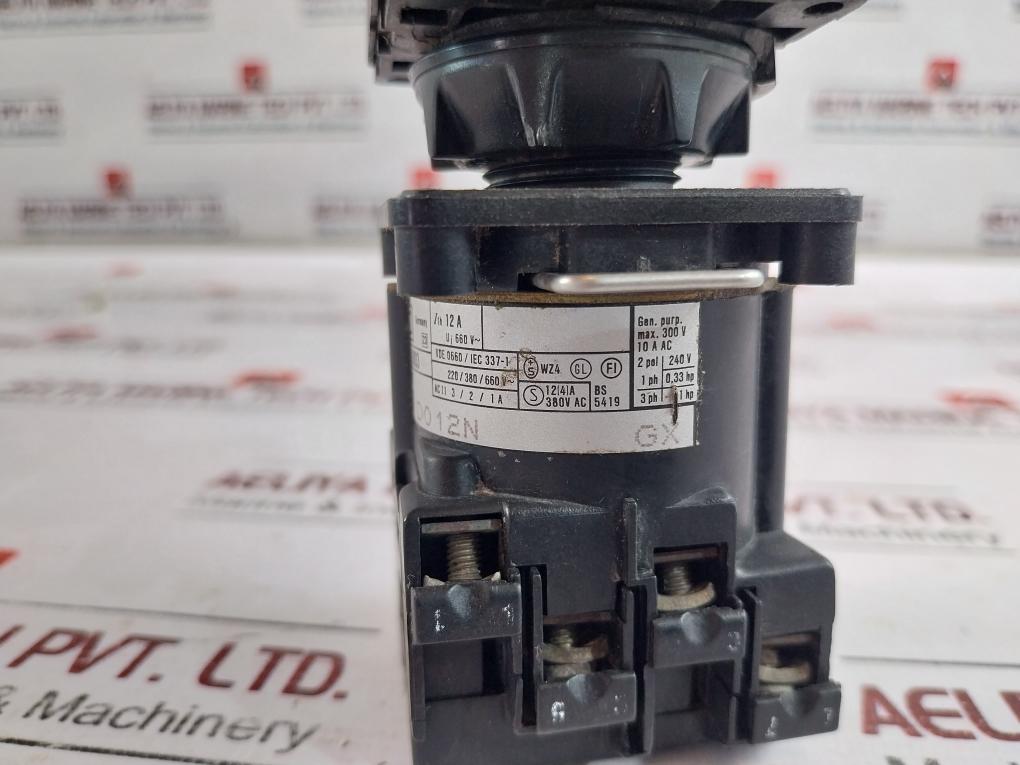 Square D 9003 K1 Rotary Cam Switch Operator 12A 660V