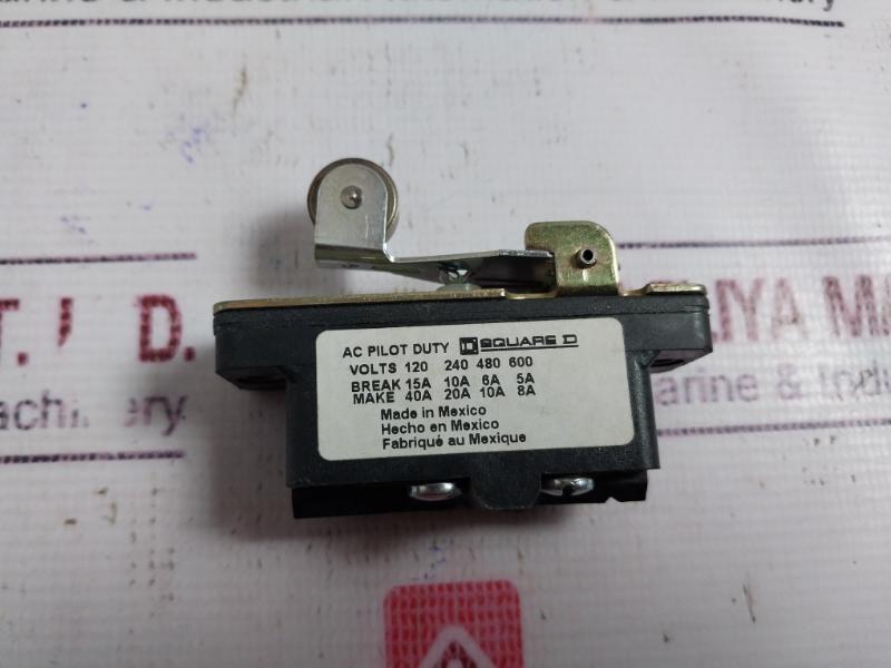 Square D 9007ab41 Snap Action Switch 600 Vac 15 Amps