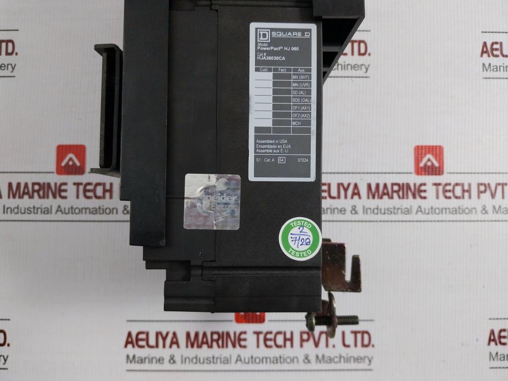 Square D H-frame Molded Case Circuit Breaker 750V 50/60Hz Hja36030Ca