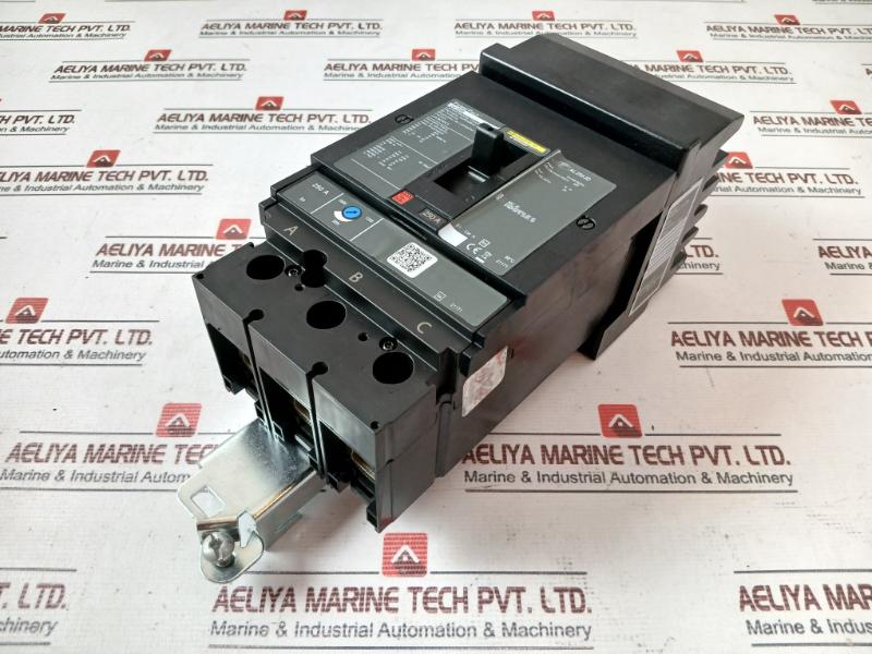 Square D Jja36250Ca Powerpact J-frame Molded Case Circuit Breaker Jj 250 3 Pole