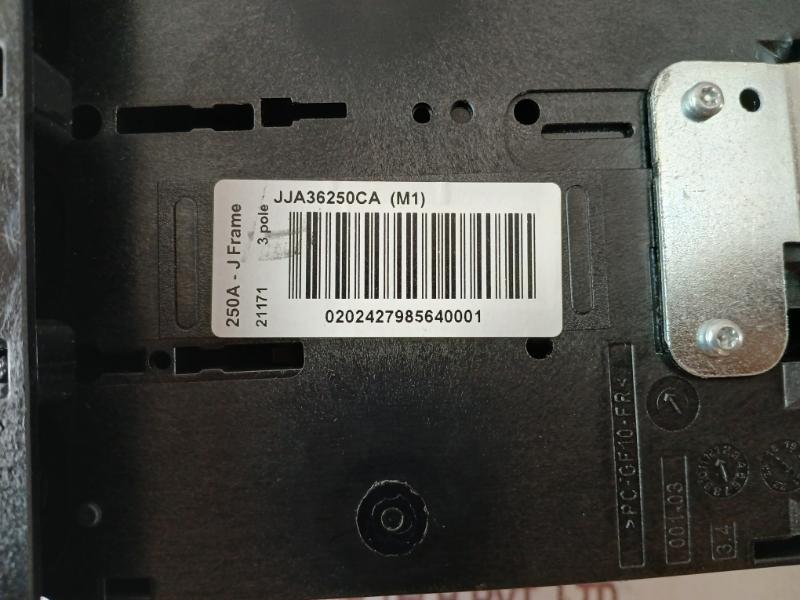 Square D Jja36250Ca Powerpact J-frame Molded Case Circuit Breaker Jj 250 3 Pole