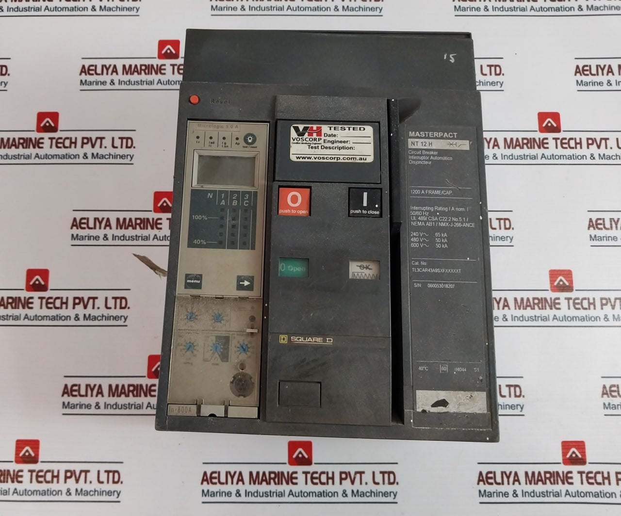 Square D Nt12H Circuit Breaker Micrologic 5.0 A 1200A
