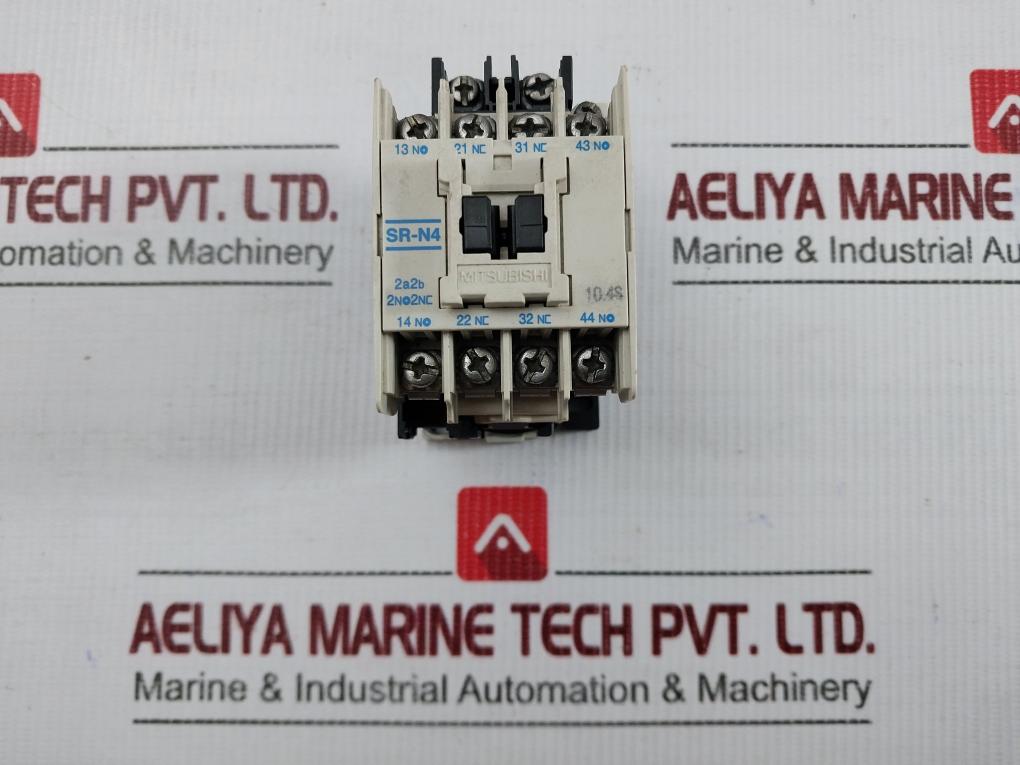 Sr-n4 Mitsubishi Electric Contactor Relay 220V Ac-15 3A Dc-13 0.3A