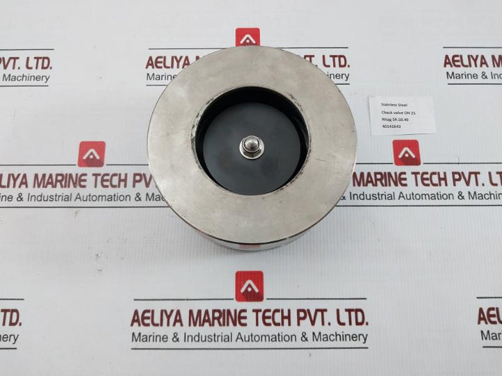 Sr.50.40 Ritag Check Valve On 25 Stainless Steel