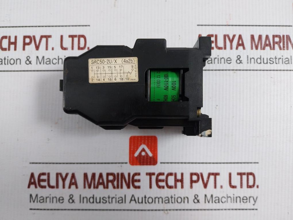 Src50-2U-X-4A2B-Auxiliary-Relay-100-110V-60Hz-Fuji-Electric-208486-2
