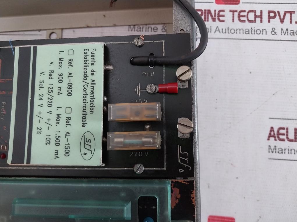 Srf Ae-0300 Stabilized Power Supply 900Ma 1.500Ma 125/220V 24V 30 Db