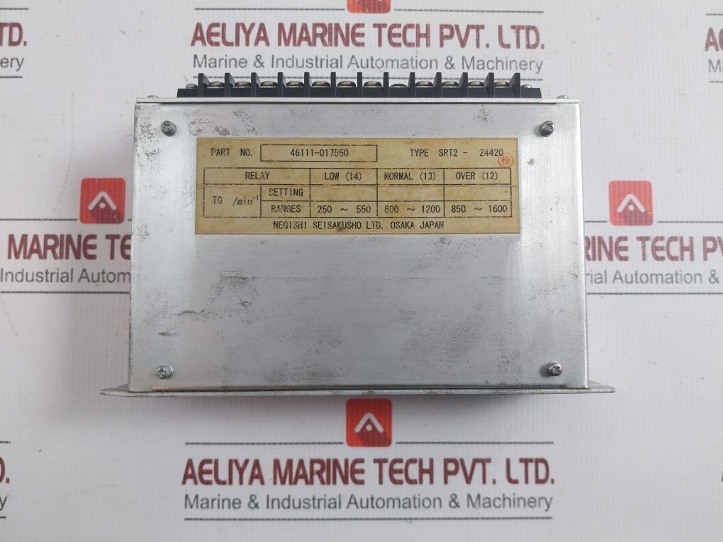 Srt2-24420 Speed Relay Negishi Seisakusho Dc 24V 46111-017550