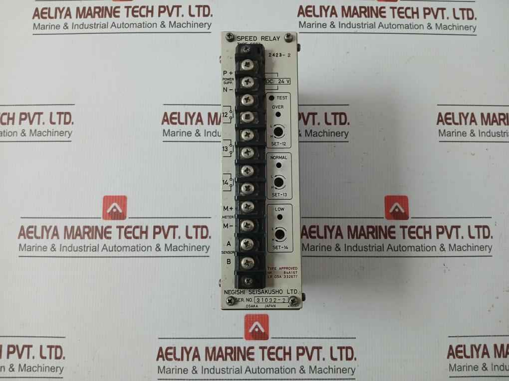 Srt2 Speed Relay Negishi Seisakusho 46111-554000 24 Vdc
