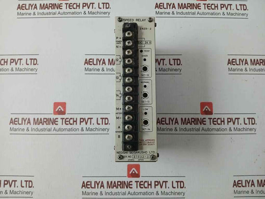 Srt2 Speed Relay Negishi Seisakusho 46111-554000 24 Vdc