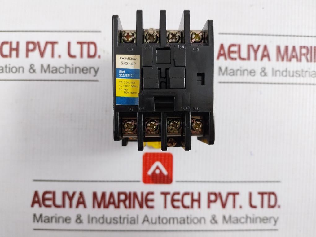 Srx-4P Auxiliary Relay 100–110 Vac 50/60Hz Goldstar