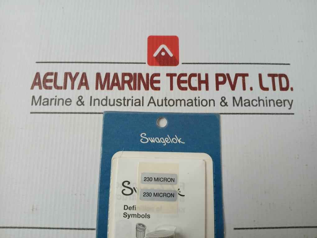 Ss-8F-k4-230 Micron Filter Strainer For Series Swagelok