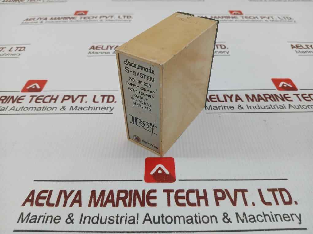 Ss 140 230 Electromatic 24V Dc 0.3A Stabilized Power Supply Unit