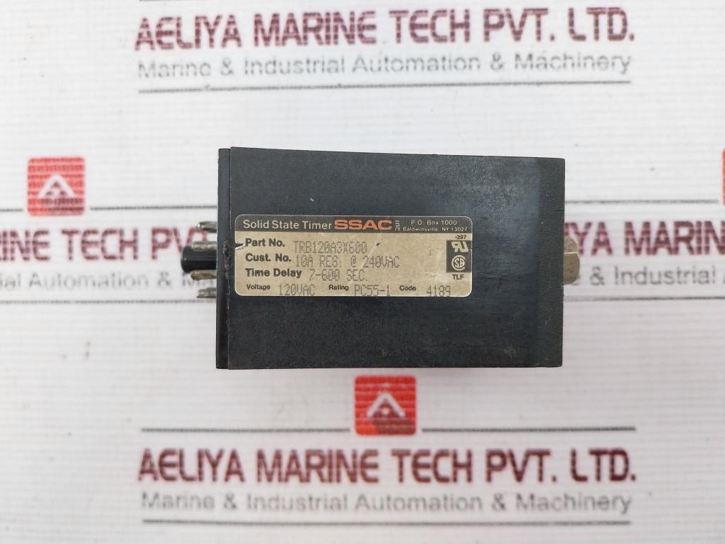 Ssac Trb120A3X600 Solid State Timer 10A 240 Vac