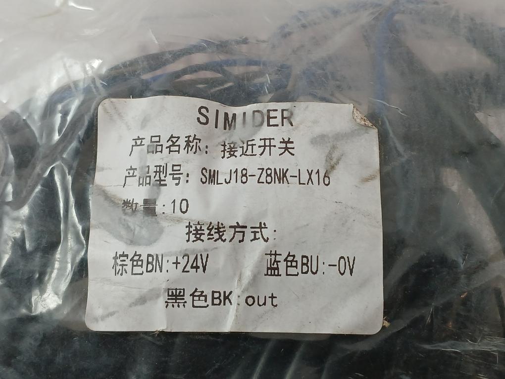 Ssimider Smlj18-Z8nk-Lx16 Proximity Switch