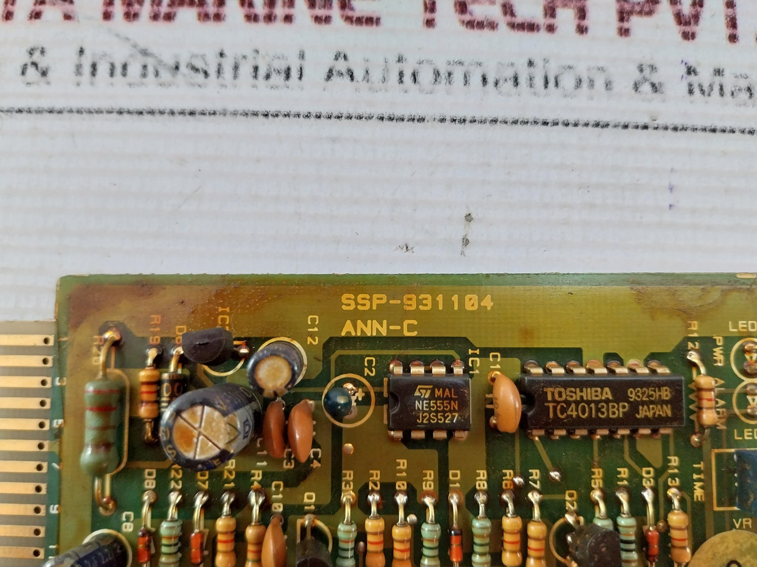 Ssp-931104 Ann-c Power Alarm Pcb Card